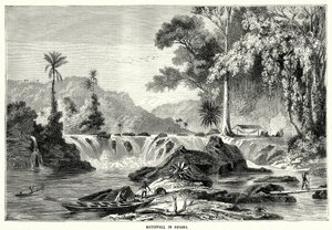 Waterfall in Guiana by English School