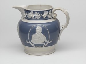 Waterloo commemorative jug, c.1815 by English School