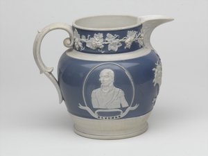 Waterloo commemorative jug, c.1815 by English School
