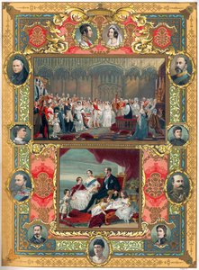 Wedding of Queen Victoria of England and Prince Albert in 1840