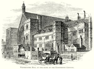 Westminster Hall at the Close of the Eighteenth Century by English School
