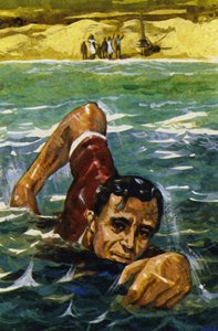 Whenever possible, Roosevelt would swim to help rebuild his strength by English School