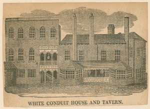 White Conduit House and Tavern, Pentonville, London by English School