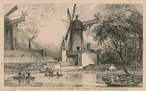 White Lead Mills near Islington, taken from the garden of the Rosemary Branch