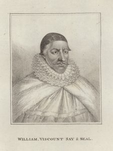 William Fiennes 1st Viscount Saye and Sele by English School