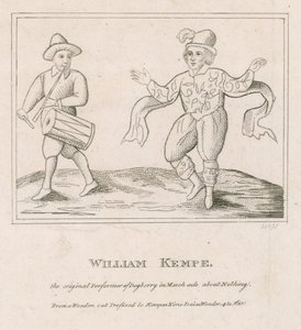 William Kempe, the original performer of Dogberry in Much Ado About Nothing by English School