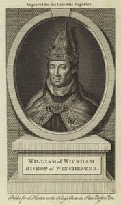 William of Wickham, Bishop of Winchester by English School