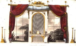 Window Curtain for a Boudoir, plate 3 from Ackermann