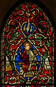 Window depicting Christ on the Tree of Jesse by English School