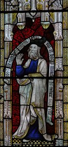 Window Ew depicting Joachim - husband of St Anne by English School