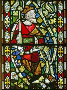 Window depicting Solomon on the Tree of Jesse