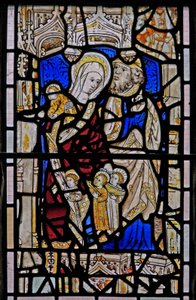 Window Ew depicting St Mary Cleopas, Alphaeus and Their Children by English School