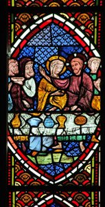 Window depicting the Cana Marriage