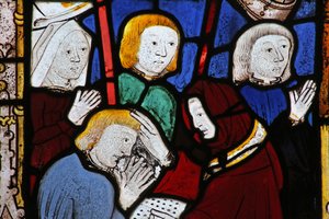 Window depicting the Seven Sacraments: Penitence by English School