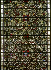 Window depicting grisaille
