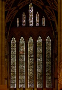 Window depicting grisaille