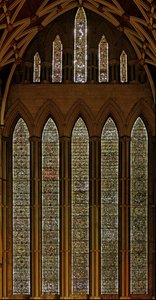 Window depicting grisaille by English School