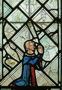 Window depicting a donor