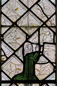 Window depicting a female donor
