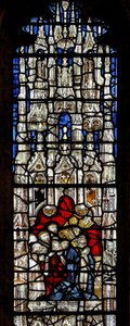 Window depicting a canopy by English School