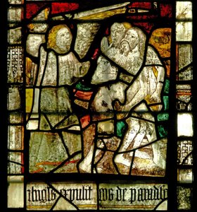Adam and Eve Expelled from Eden by English School