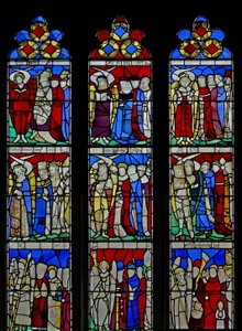 Window S5 depicting the Angelic Hierarchy