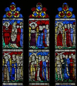 Window S5 depicting the Angelic Hierarchy
