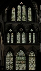 Window depicting grisaille