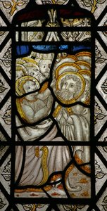 Window depicting Pentecost by English School