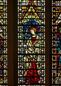Window Ww depicting St John by English School