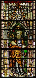 Window depicting St Matthias