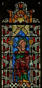 Window depicting Isaiah