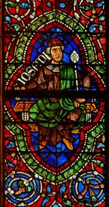 Window depicting a genealogical figure: Joseph