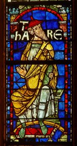 Window depicting a genealogical figure: Terah
