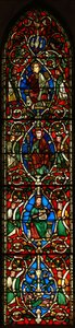 Window depicting the Tree of Jesse by English School