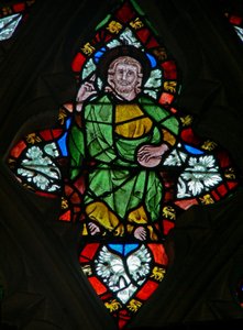 Window 5 depicting Christ by English School