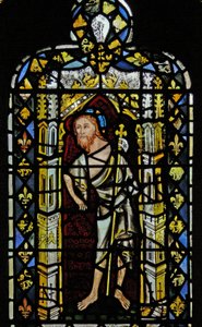 Window depicting the Resurrected Christ
