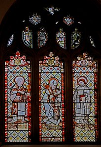 Window 2 depicting the Three Peters Window by English School