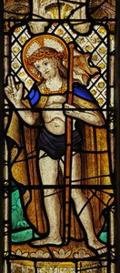 Window 3 depicting Christ of the Resurrection by English School