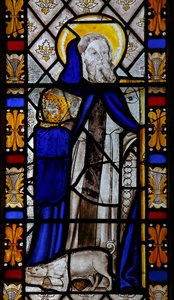 Window 3 depicting St Anthony