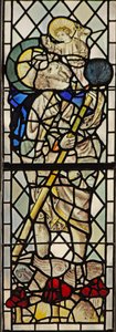 Window depicting St Christopher