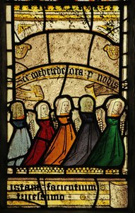 Window 3 depicting donors by English School
