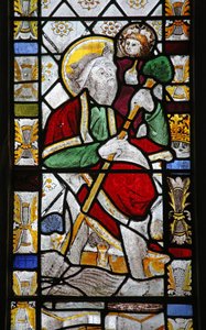 Window depicting St Christopher