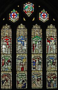 Window 6 depicting the St. George window