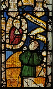 Window 1 depicting Cain is sentenced by English School