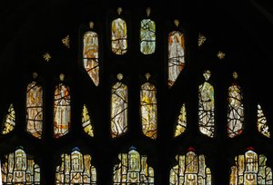 Window 1 depicting the angelic hierarchy by English School