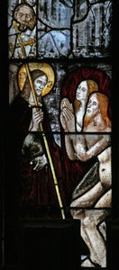 Window s2 depicting the Harrowing of Hell