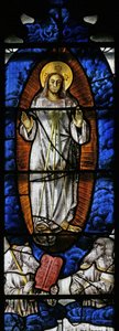 Window s3 depicting the Transfiguration by English School