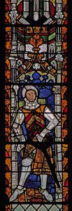 Window s4 depicting Gilbert II de Clare