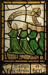 Window depicting donors - Martyn family
